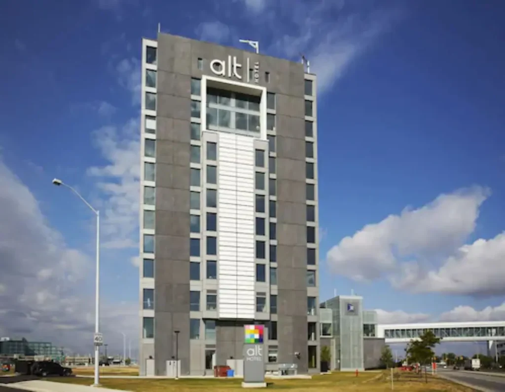 Alt Hotel Toronto Airport z nowoczesnym minimalistycznym wnętrzem